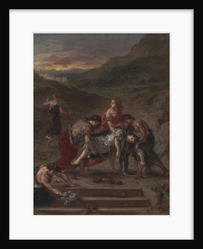 St. Stephen Borne Away by his Disciples, 1862 by Ferdinand Victor Eugene Delacroix
