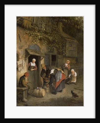 The Milk Seller, 1679 by Cornelis Dusart