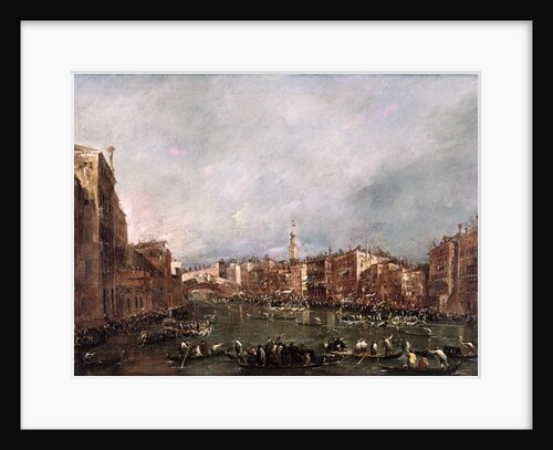 A Regatta on the Grand Canal, Venice by Francesco Guardi
