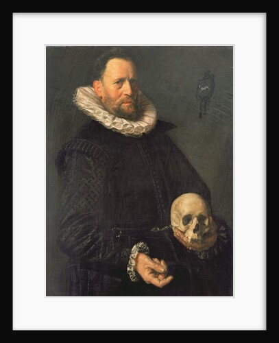 Portrait of a Man Holding a Skull, c.1611-12 by Frans Hals
