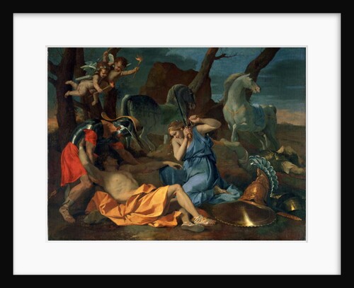 Tancred and Erminia, c.1635 by Nicolas Poussin