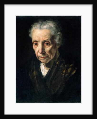 Head of an Old Woman by Bernardo Strozzi