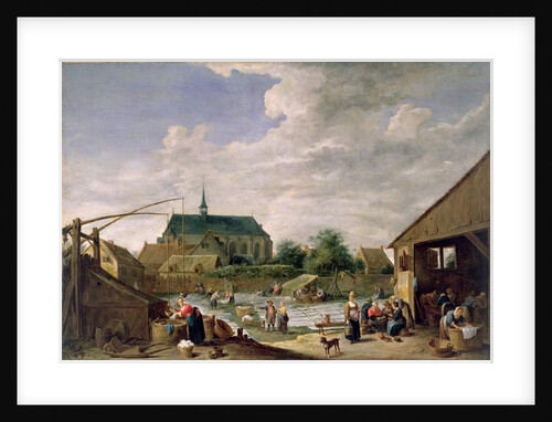 The Bleaching Ground, c.1645 by David the Younger Teniers