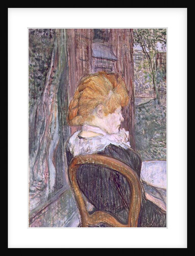 Woman Seated in a Garden, 1890 by Henri de Toulouse-Lautrec