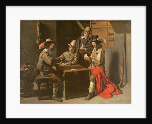 The Gamesters, c.1650's by Mathieu Le Nain