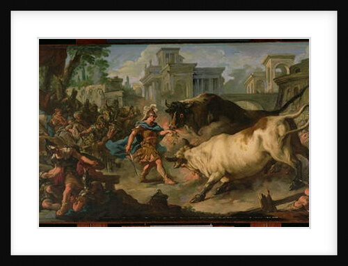 Jason Taming the Bulls of Aeetes, 1742 by Jean Francois de Troy