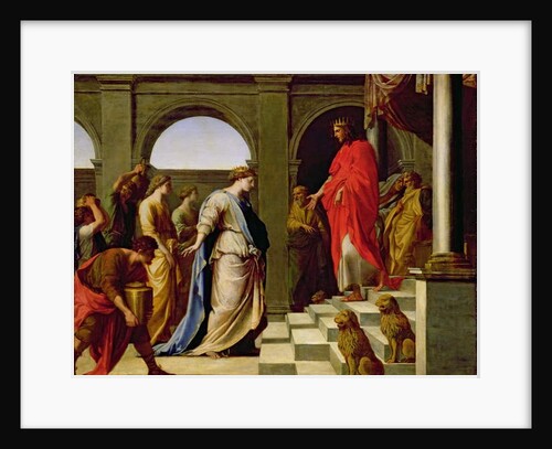 Solomon and the Queen of Sheba, 1650 by Eustache Le Sueur