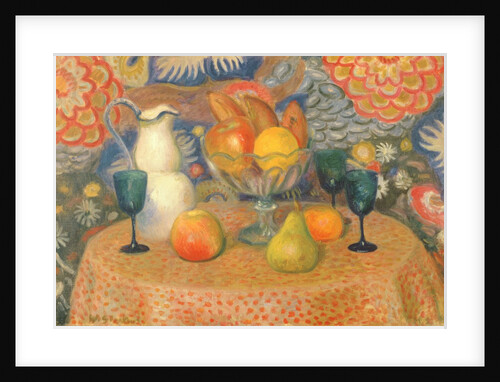 Still Life with Three Glasses, c.1925 by William James Glackens
