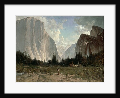 Bridal Veil Falls, Yosemite, c.1870-84 by Thomas Hill