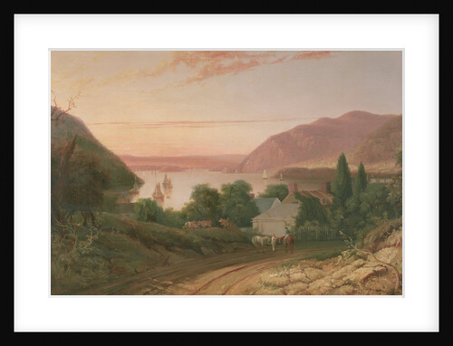 Hudson River with a Distant View of West Point, 1834 by Captain Seth Eastman