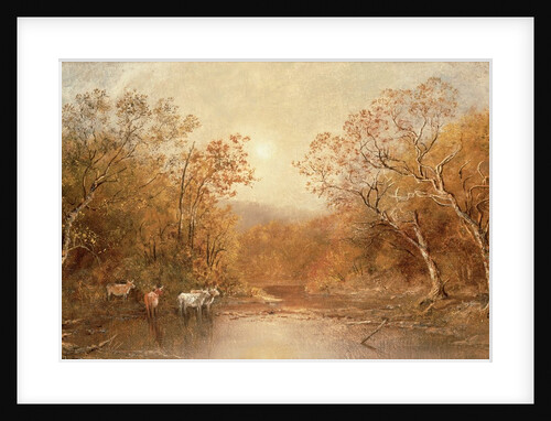 Landscape with Cows by Ralph Albert Blakelock