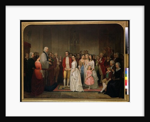 The Marriage of Washington, 1849 by Junius Brutus Stearns