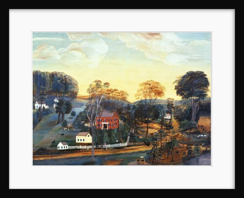 Isaac Powers Farm and Mine, c.1800 by American School