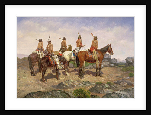 On the Lookout, Sighting the Enemy by Charles Craig