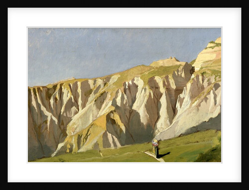 Cliffs of Volterra by Elihu Vedder