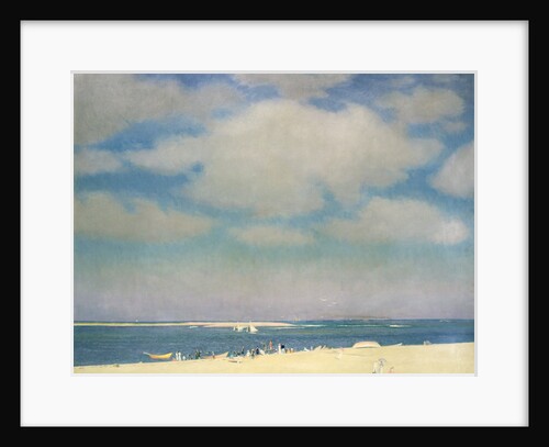 Seascape with Sandy Beach c.1915 by William McGregor Paxton