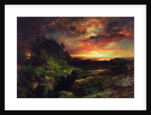 An Arizona Sunset Near the Grand Canyon, 1898 by Thomas Moran