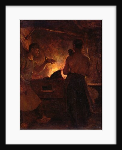 The Forge, c.1855 by William Morris Hunt