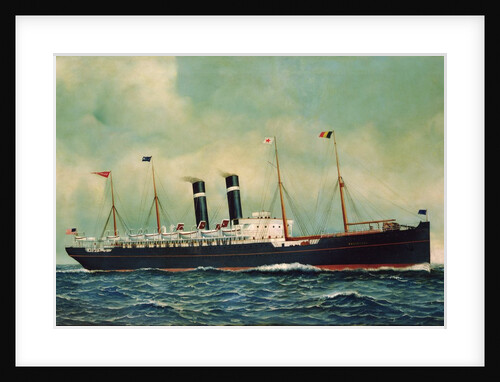 Steamer Kroonland, 1903 by Antonio Jacobsen