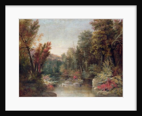 Fall Fisherman by Robert Seldon Duncanson
