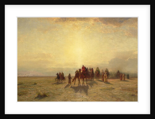 Caravan in the Desert, 1878 by Samuel Colman