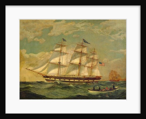 Ship Houqua, 1841 by Thomas Birch