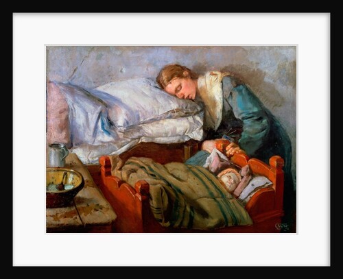 Sleeping Mother, 1883 by Christian Krohg