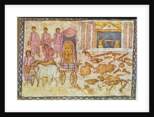 The Ark of the Covenant in the land of the Philistines by Jewish School