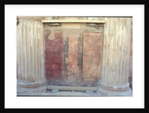 Colourful wall paintings from Herod's eastern palace by Roman