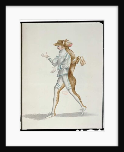 Werewolf costume for the 'Ballet de la Nuit' by French School