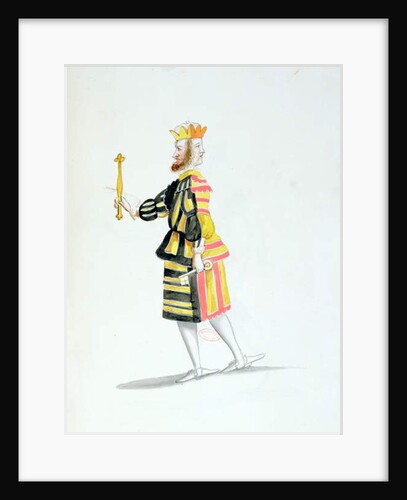 Janus costume for the 'Ballet de la Nuit' by Jean-Baptise Lully danced by Louis XIV, 23rd February 1653 by French School