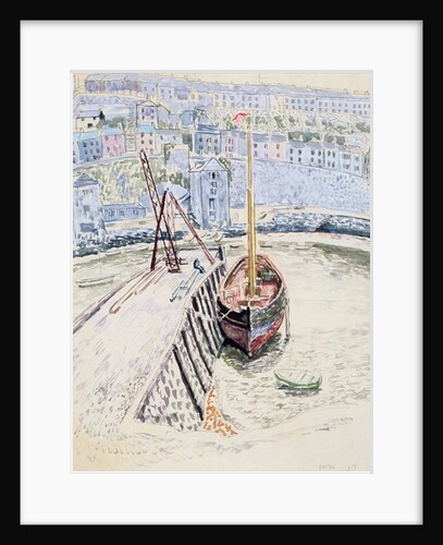 The 'Sans Pareil' in Brixham Harbour, c.1931 by Dora Carrington
