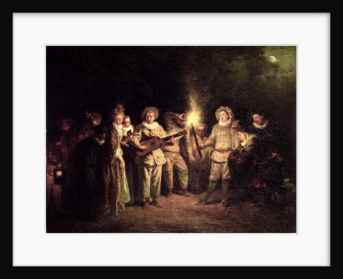 The Italian Comedy, c.1716 by Jean Antoine Watteau