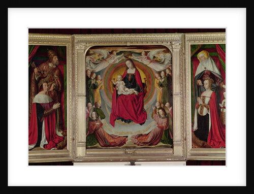 The Bourbon Altarpiece, c.1498 by Master of Moulins