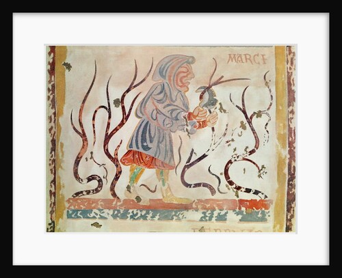 Copy of a medieval original depicting March by French School