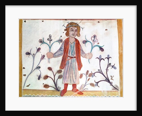 Copy of a medieval original depicting April by French School