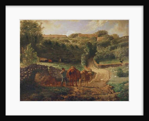 The Cousin Hamlet at Greville, c.1865-73 by Jean-Francois Millet