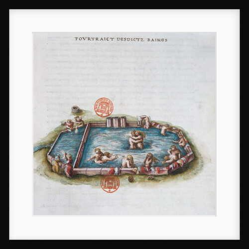 The Baths of Bourbon l'Archambaut, Auvergne by French School