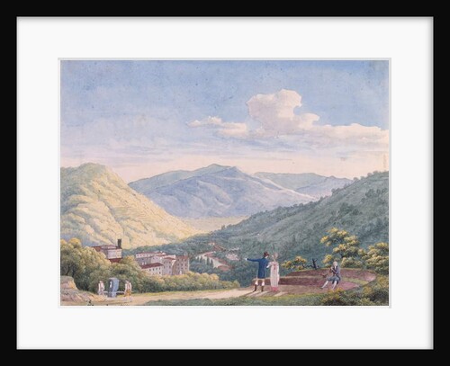 View of Bagni di Lucca, October 1813 by Elisa Bonaparte