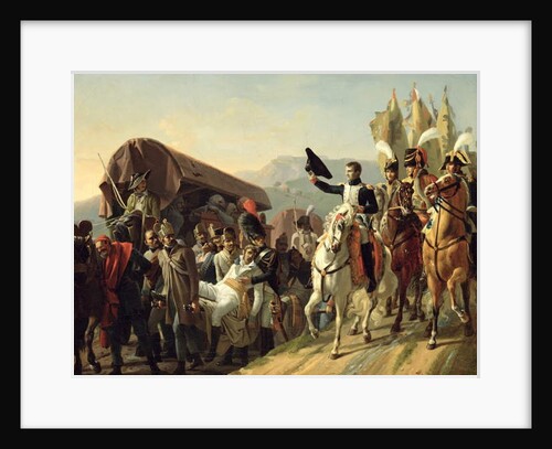 Napoleon Pays Homage to the Courage of the Wounded, 1806 by Jean Baptiste Debret