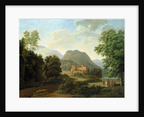 Tuscan Landscape, 1827 by Jean Victor Bertin