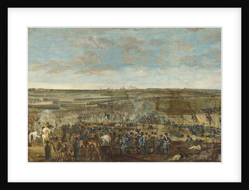 The Battle of Leipzig, 18th Ocober 1813 by French School