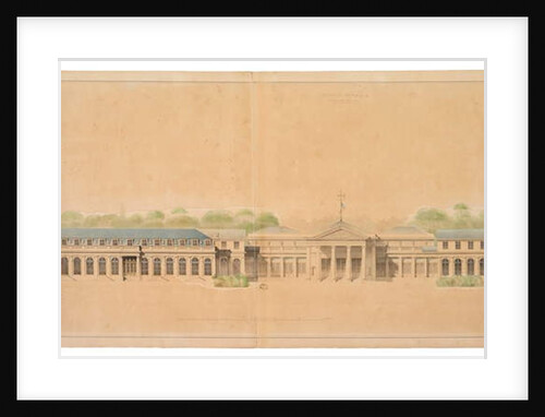 Facade of Chateau de Neuilly by French School