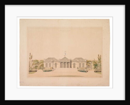 Facade of Chateau de Neuilly by French School