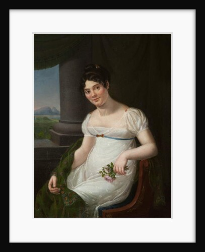 Half length portrait of La Duchesnois by or Berger Jenny Desoras