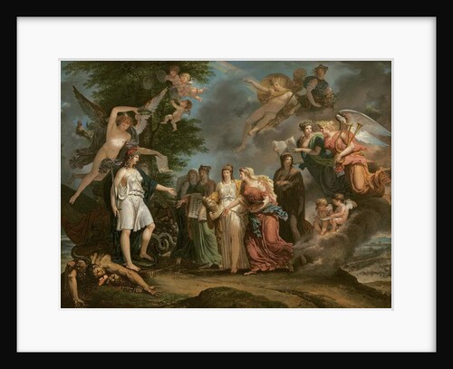 France triumphant encouraging the Sciences and the Arts during the war, 1794 by Charles Meynier