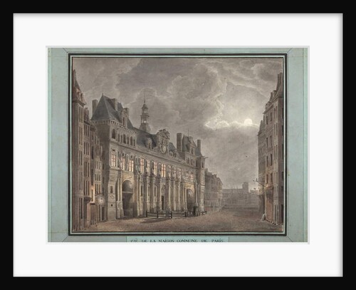 View of the Maison Commune of Paris, between 1790-95 by French School