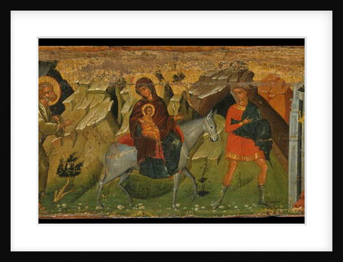 The Flight into Egypt by School Cretan