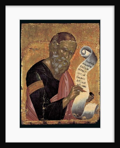 St. John the Theologian, Writing his Revelations on an Open Scroll by Andreas (attr. to) Rico