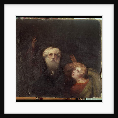 Prospero and Miranda, fragment from 'The Tempest', c.1790 by George Romney